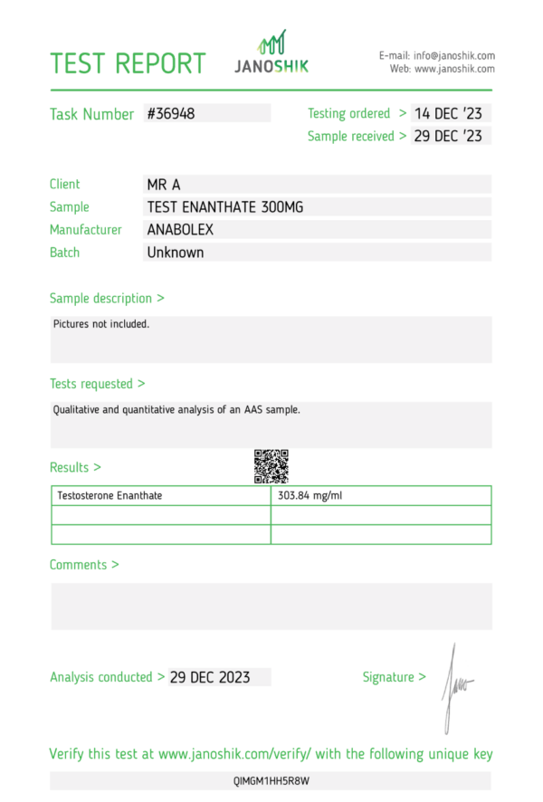 testosterone enanthate anabolix