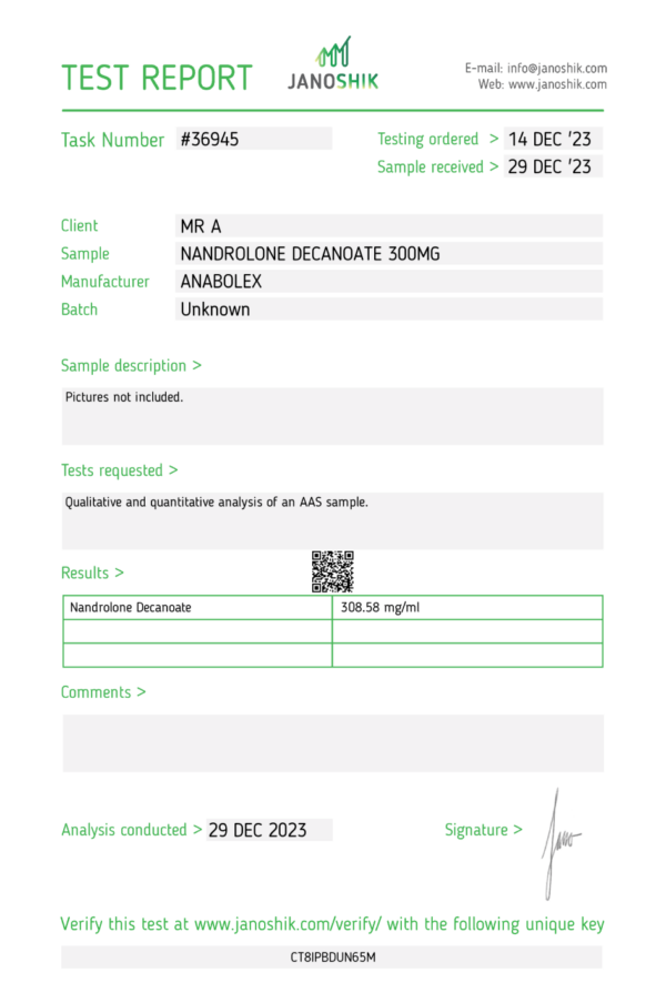 Nandrolone Deca 300